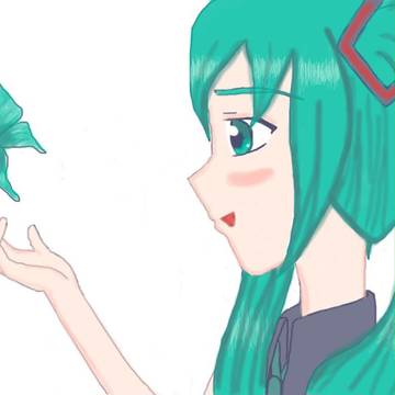 hatsune miku's pet