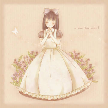 『  a  dear  tiny  violet  』