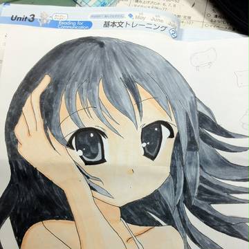 黒髪少女