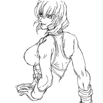 絵の練習　模写１６　オウラン