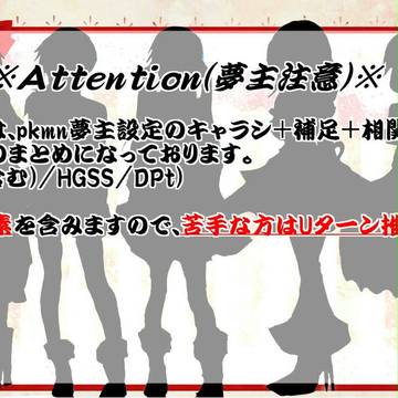p.k.m.n.夢主(キャラシ/補足/相関図)