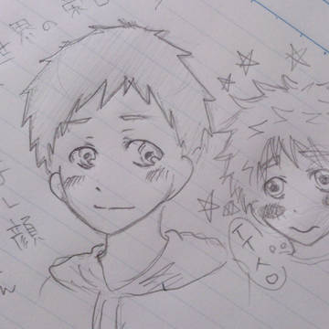 栄口くん。三橋くん。