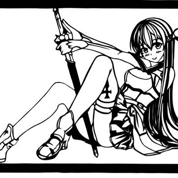 【切り絵】アスナ