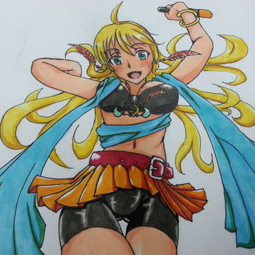 勝手なデザインを美希ちゃんに着てもらった