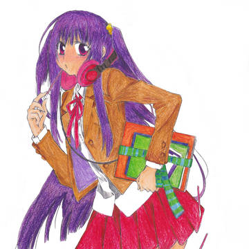ヒカルさん線画を塗らせて頂きました