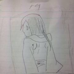 女性の後姿