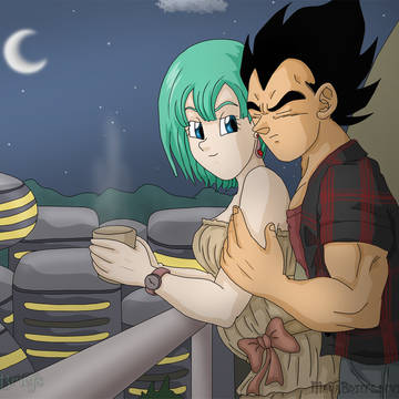 Vegeta and Bulma