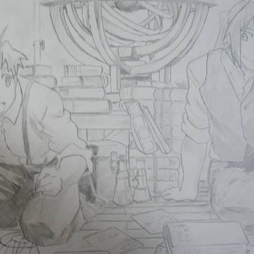 鋼の錬金術師模写