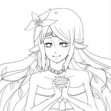 【線画】アムルタートたん
