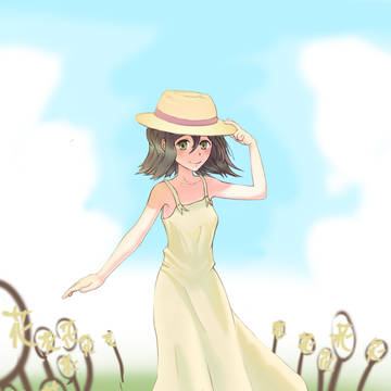 描きかけの絵