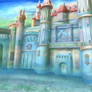 水辺の城