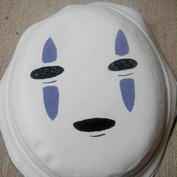 カオナシのお面作った