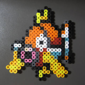 アイロンビーズで全ポケモンを作ってやんよNO.129:コイキング