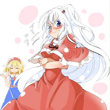 何かを期待する神綺様