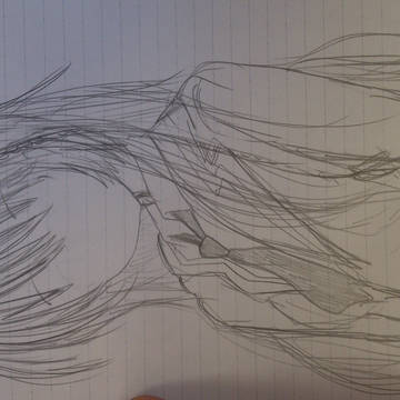 初めて描いた……。
