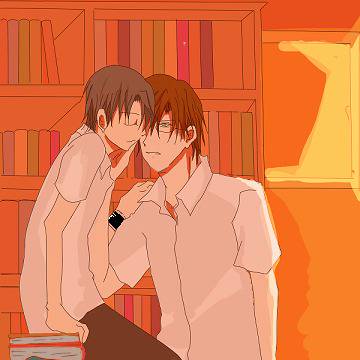 【腐向】図書室で