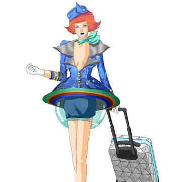 costume: Stewardess