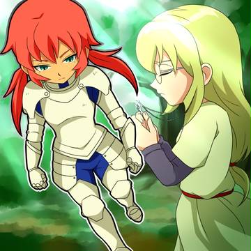 ジャンヌさんと蘭丸さん