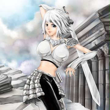 白鉄の女戦士