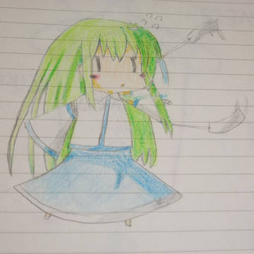 ぷに絵早苗さん（模写）