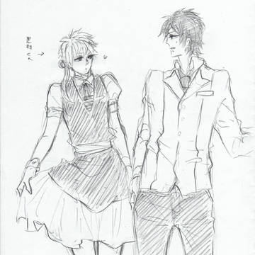 女装サナダテ落書き