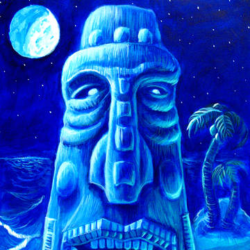 Moonlit Moai