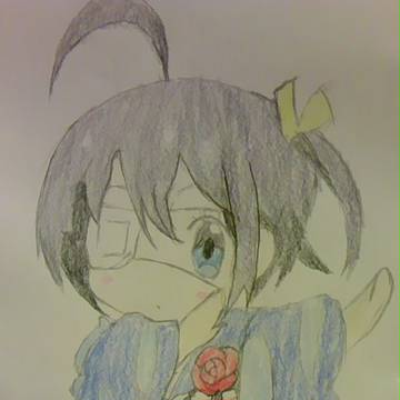 画力向上のためにアナログで六花ちゃんを描いてみた