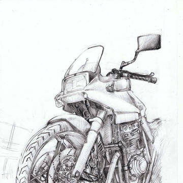初バイク♪　SUZUKI　GSX400S「刀」