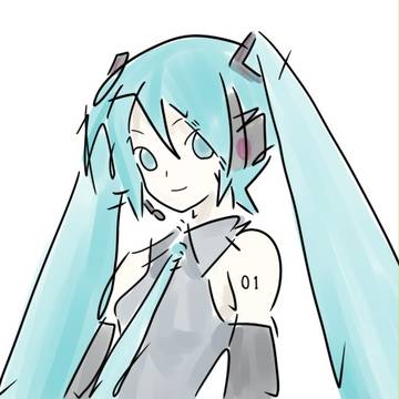 ミク文字絵