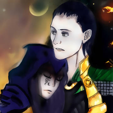 Loki Laufeyson and Raven Roth
