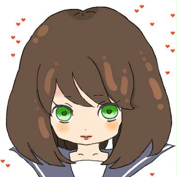 女子高生【色塗っただけ】