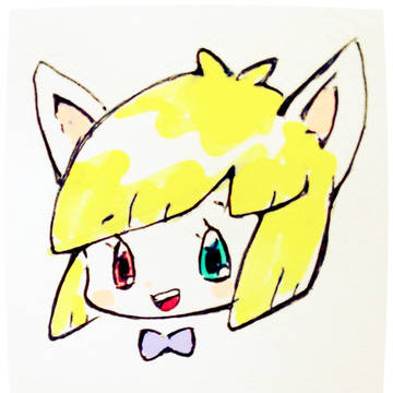 シロネコオッドアイ。