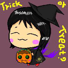 ヾ(>ω<*ヾ)Trick or Treat?なのぉ。
