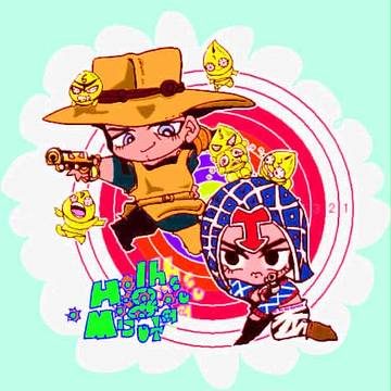 混部イラスト＋おたまじゃくし漫画