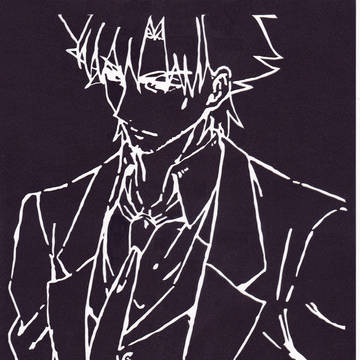 衛宮切嗣　エンドカード切り絵