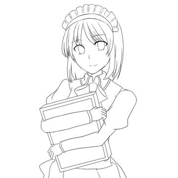 ［線画］　翡翠