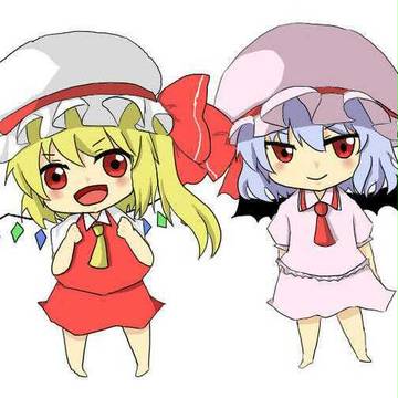 レミリアとフラン(チビキャラ)