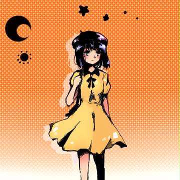 黄色ワンピース