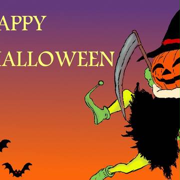 ハロウィン用ポップを作ってみた