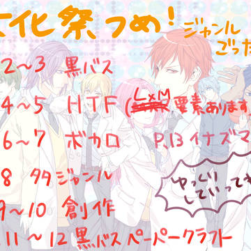 文化祭の作品詰め