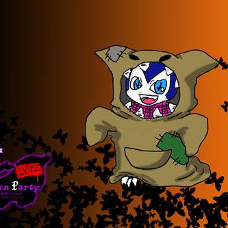 【絵師でじもん化】お菓子くれー！【ハロウィン】