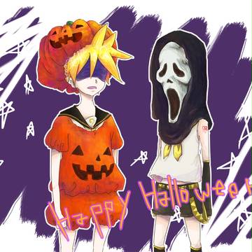 リンレンでHalloween。