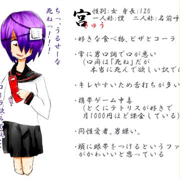 【絵師欠損化】宮【キャラシ】