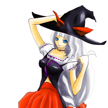 銀髪魔女っ子
