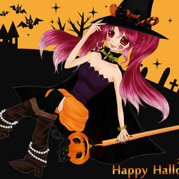魔女っこハロウィン