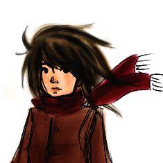 Sketch: Girl in Wind