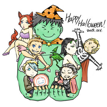 Avengers Halloween！