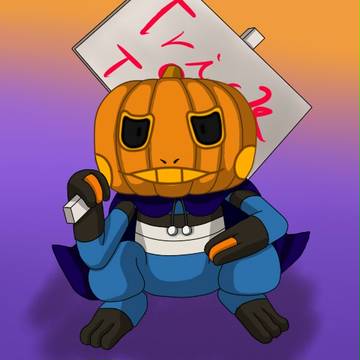 カボチャ被ったグレッグル