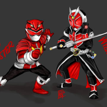 RED BUSTER and WIZARD