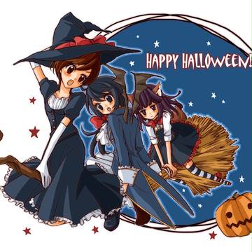 ハロウィン三人娘